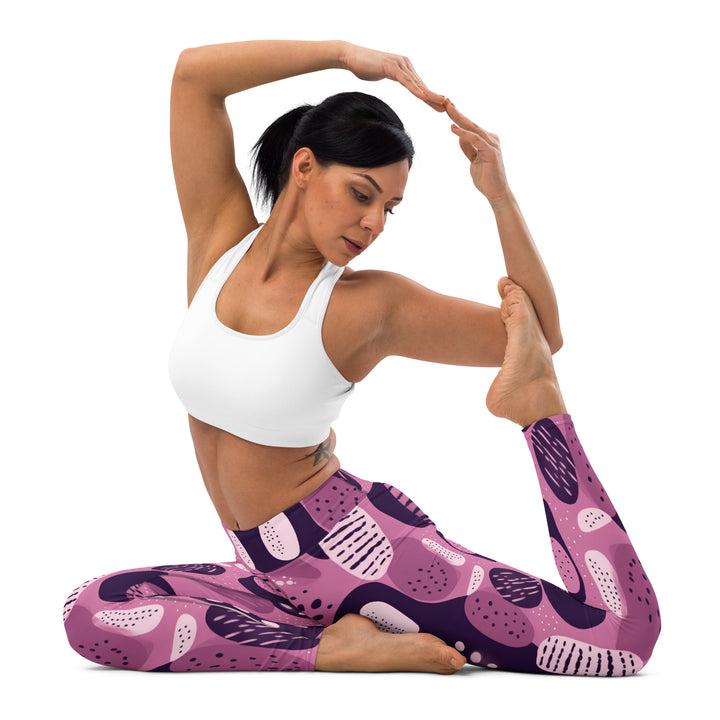 [GeoModa] Flintstones Jazz Yoga Leggings Leggings The Hyper Culture