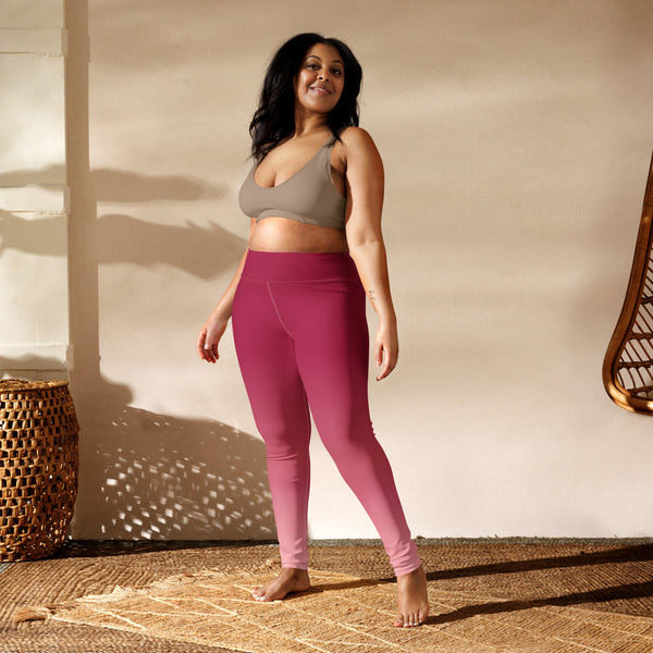 [THC Basics] Peachy Crimson Yoga Leggings