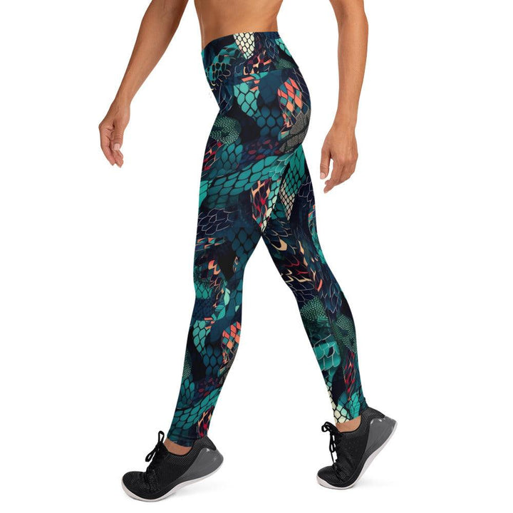 [Wild Side] Slick n Scale Yoga Leggings Leggings The Hyper Culture