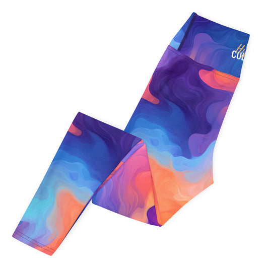 [Luxe Chic] Flamin Hot Yoga Leggings Leggings The Hyper Culture