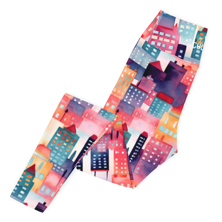 [Odyssey Chic] Talkin Cities Yoga Leggings Leggings The Hyper Culture