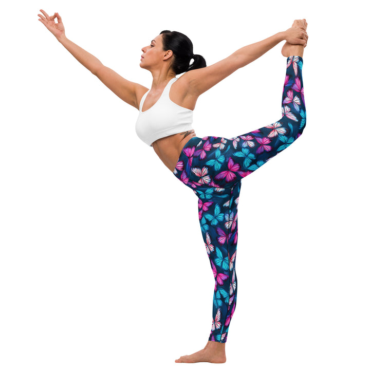 [Wild Side] Butterfly Effect Yoga Leggings Leggings The Hyper Culture