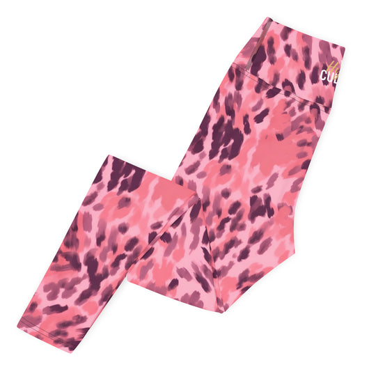 [Wild Side] Pinkie Spots Yoga Leggings Leggings The Hyper Culture
