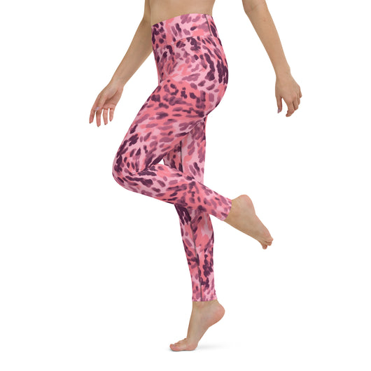 [Wild Side] Pinkie Spots Yoga Leggings Leggings The Hyper Culture