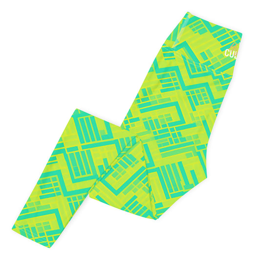[GeoModa] Lemon Zest Yoga Leggings Leggings The Hyper Culture