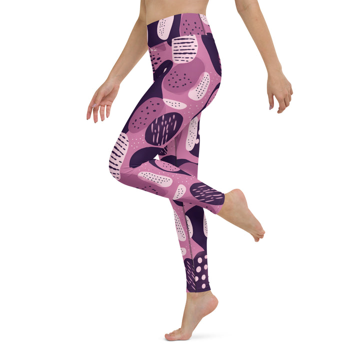 [GeoModa] Flintstones Jazz Yoga Leggings Leggings The Hyper Culture