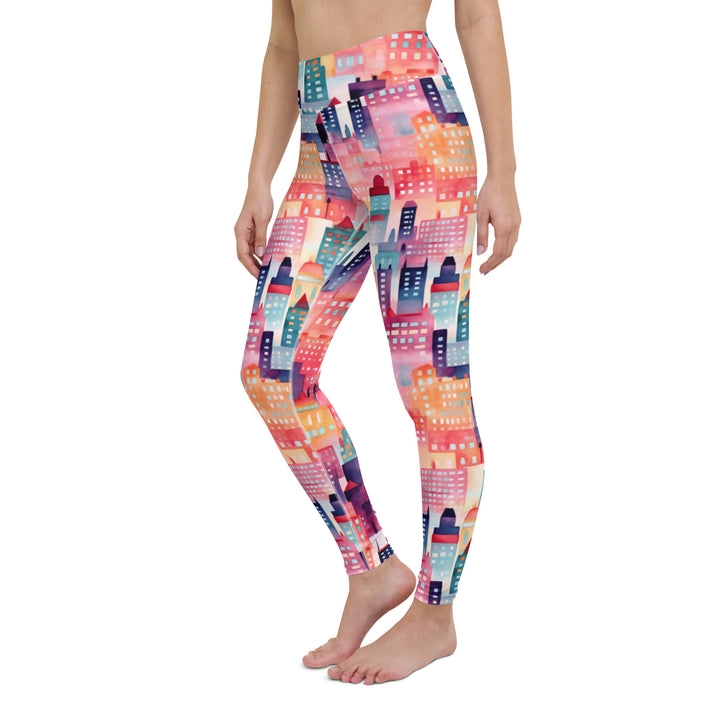 [Odyssey Chic] Talkin Cities Yoga Leggings Leggings The Hyper Culture