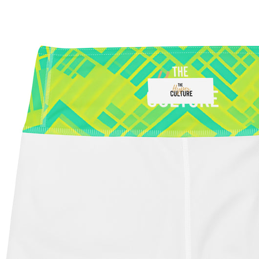 [GeoModa] Lemon Zest Yoga Leggings Leggings The Hyper Culture