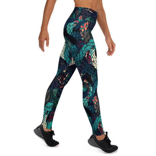 [Wild Side] Slick n Scale Yoga Leggings Leggings The Hyper Culture