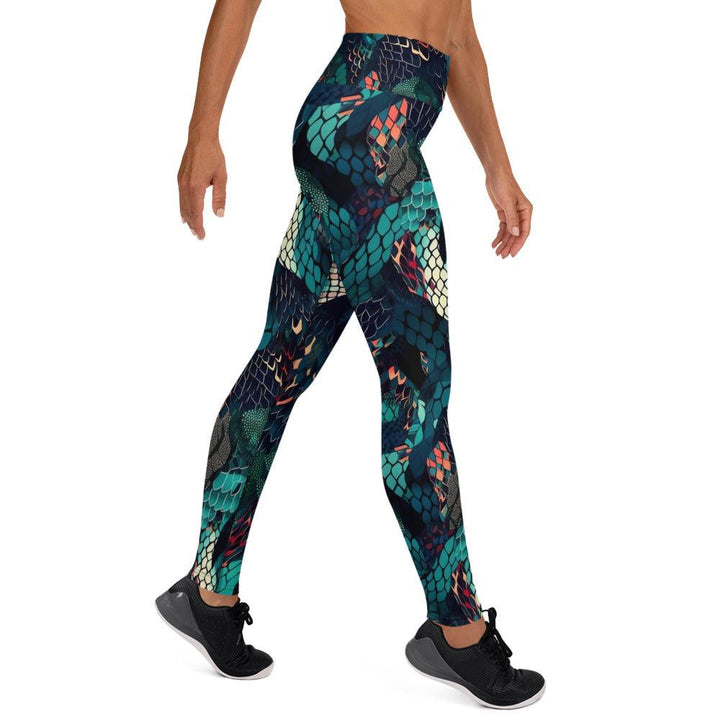[Wild Side] Slick n Scale Yoga Leggings Leggings The Hyper Culture