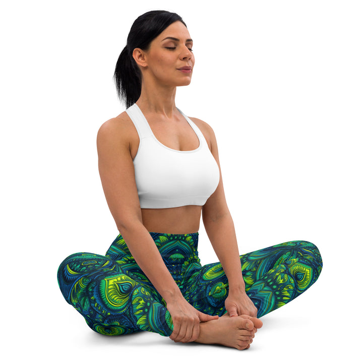 [Luxe Chic] Aqua Nouveau Yoga Leggings Leggings The Hyper Culture