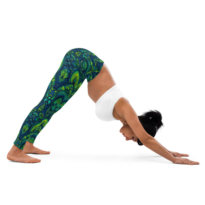 [Luxe Chic] Aqua Nouveau Yoga Leggings Leggings The Hyper Culture