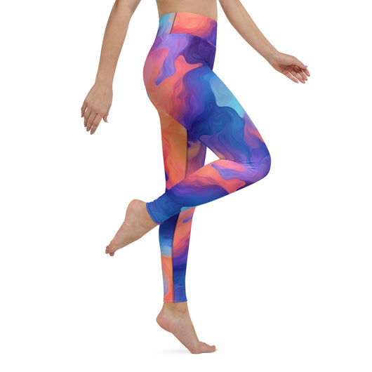 [Luxe Chic] Flamin Hot Yoga Leggings Leggings The Hyper Culture