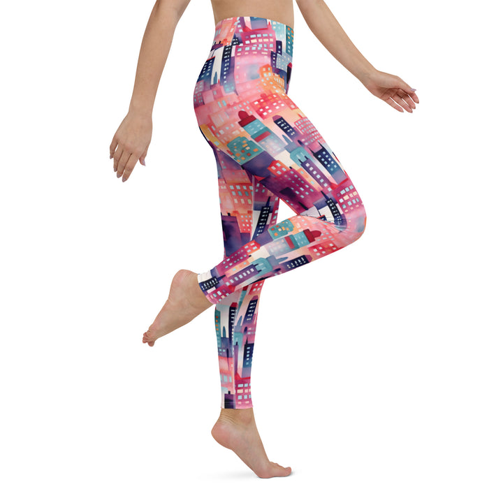 [Odyssey Chic] Talkin Cities Yoga Leggings Leggings The Hyper Culture