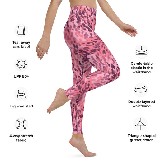 [Wild Side] Pinkie Spots Yoga Leggings Leggings The Hyper Culture