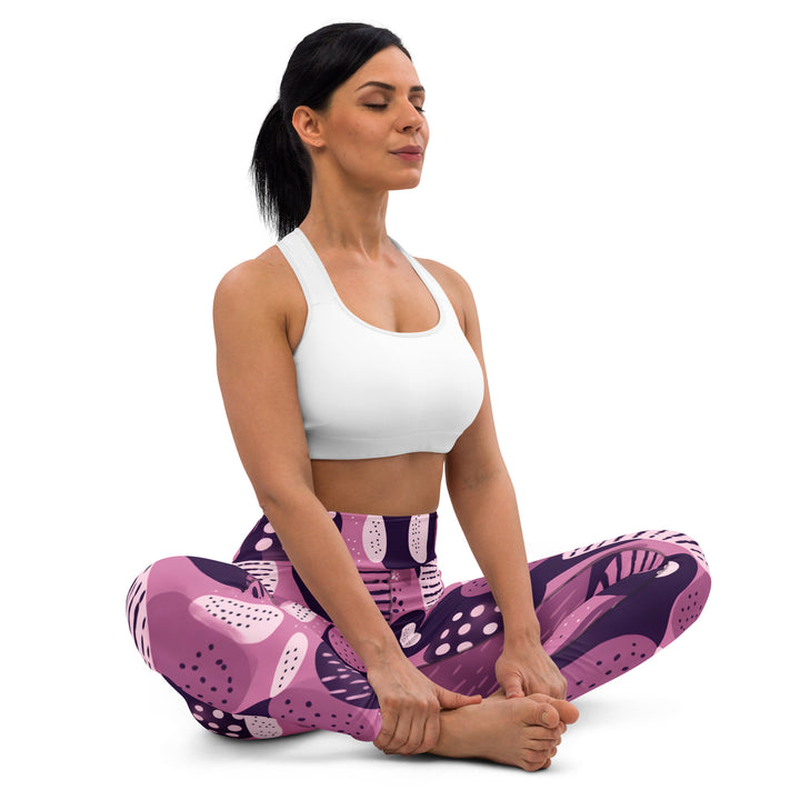 [GeoModa] Flintstones Jazz Yoga Leggings Leggings The Hyper Culture