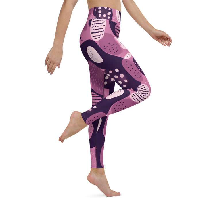 [GeoModa] Flintstones Jazz Yoga Leggings Leggings The Hyper Culture