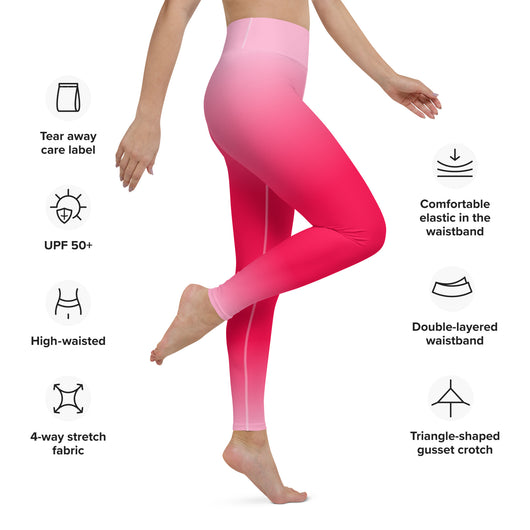 [THC Basics] Ruby Glow Yoga Leggings - The Hyper Culture Leggings [THC Basics] Ruby Glow Yoga Leggings - XS www.thehyperculture.com