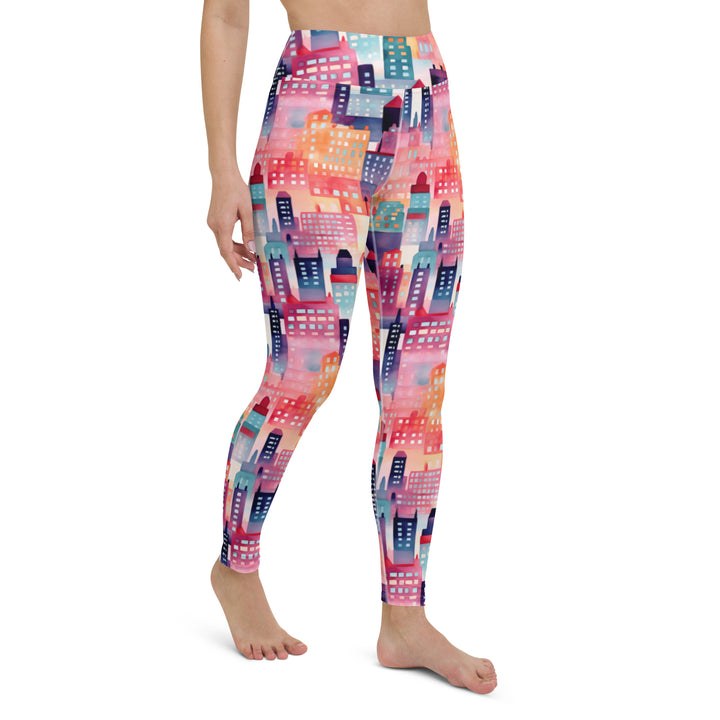 [Odyssey Chic] Talkin Cities Yoga Leggings Leggings The Hyper Culture