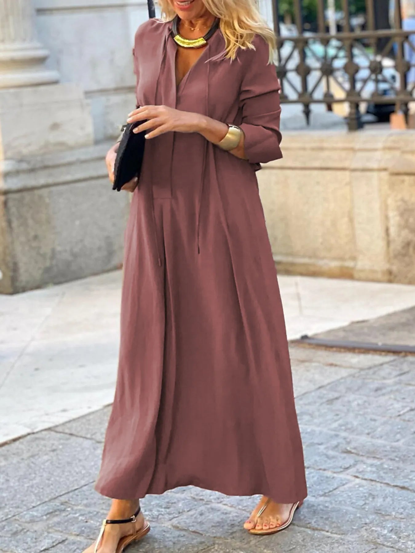 Full Size Solid Color Maxi Shirt Dress Plus Size – The Hyper Culture