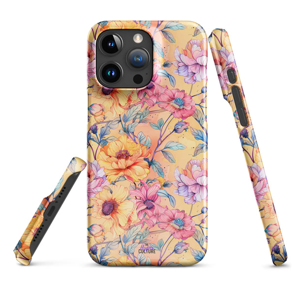 [Floral Bloom] Sunny Meadow Snap case for iPhone®