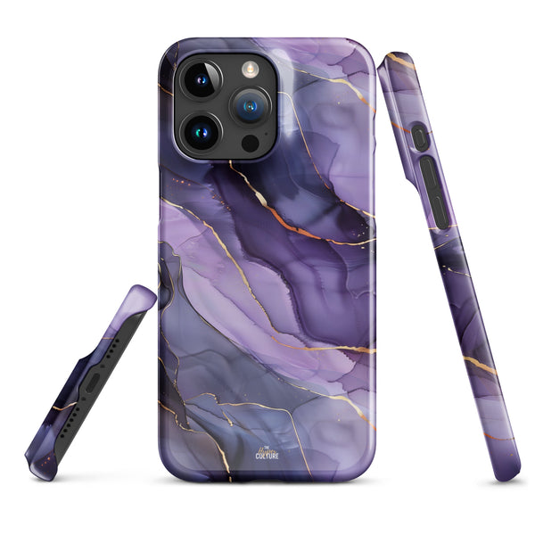 [Luxe Chic] Amethyst Gleam Snap case for iPhone®