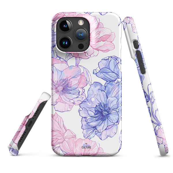 [Floral Bloom] Delicate Hues Snap Case for iPhone®