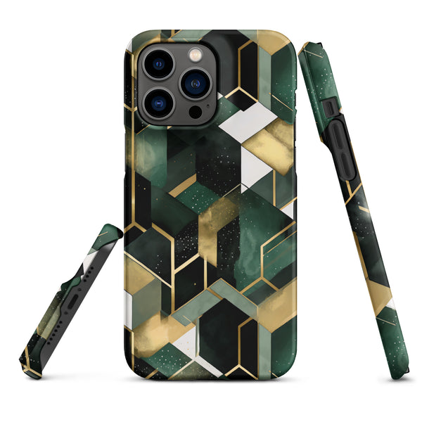 [GeoModa] Emerald Gaze Snap Case for iPhone®