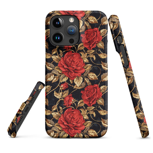 [Floral Bloom] Noir Rose Snap Case for iPhone®