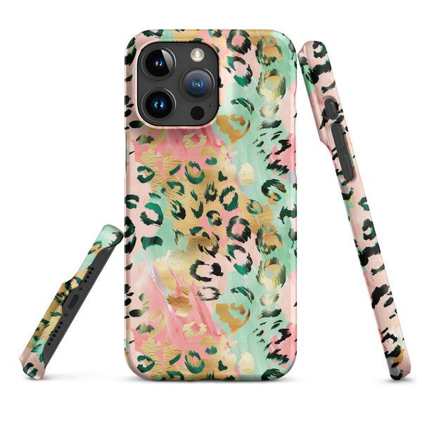 [Wild Side] Blush Safari Snap Case for iPhone®