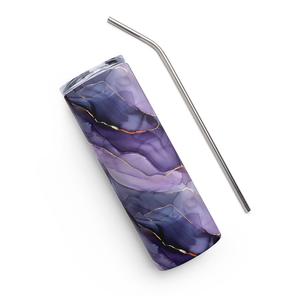 [Luxe Chic] Amethyst Gleam Stainless Steel Tumbler
