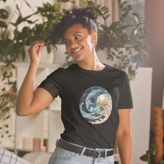 [Yin Yang] Perfect Storm Short-Sleeve Unisex T-Shirt T-shirt The Hyper Culture