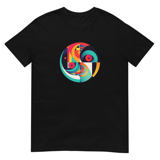 [Yin Yang] Kaleidoscope Short-Sleeve Unisex T-Shirt T-shirt The Hyper Culture