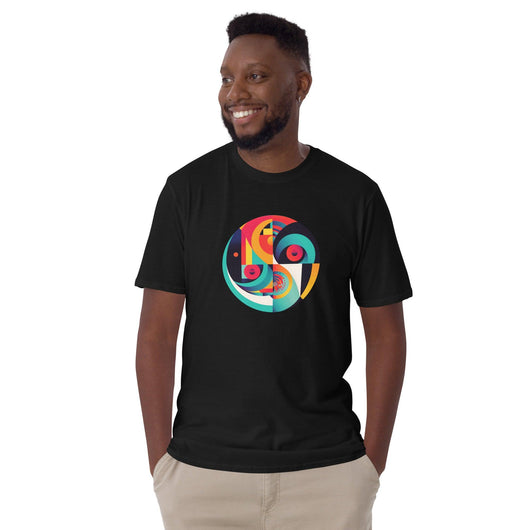 [Yin Yang] Kaleidoscope Short-Sleeve Unisex T-Shirt T-shirt The Hyper Culture