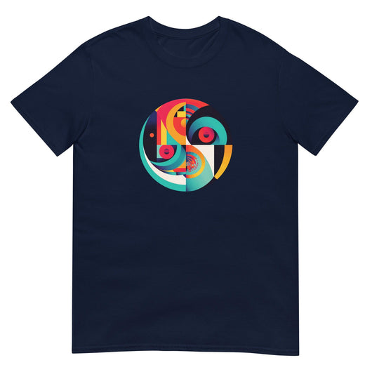 [Yin Yang] Kaleidoscope Short-Sleeve Unisex T-Shirt T-shirt The Hyper Culture