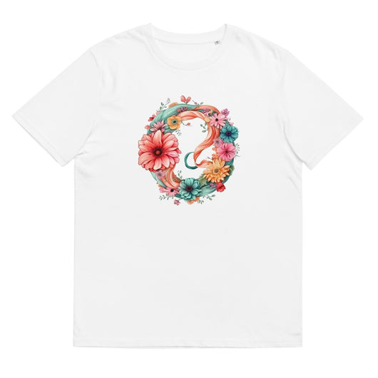[Floral Bloom] Abundance Unisex organic cotton t-shirt T-shirt The Hyper Culture