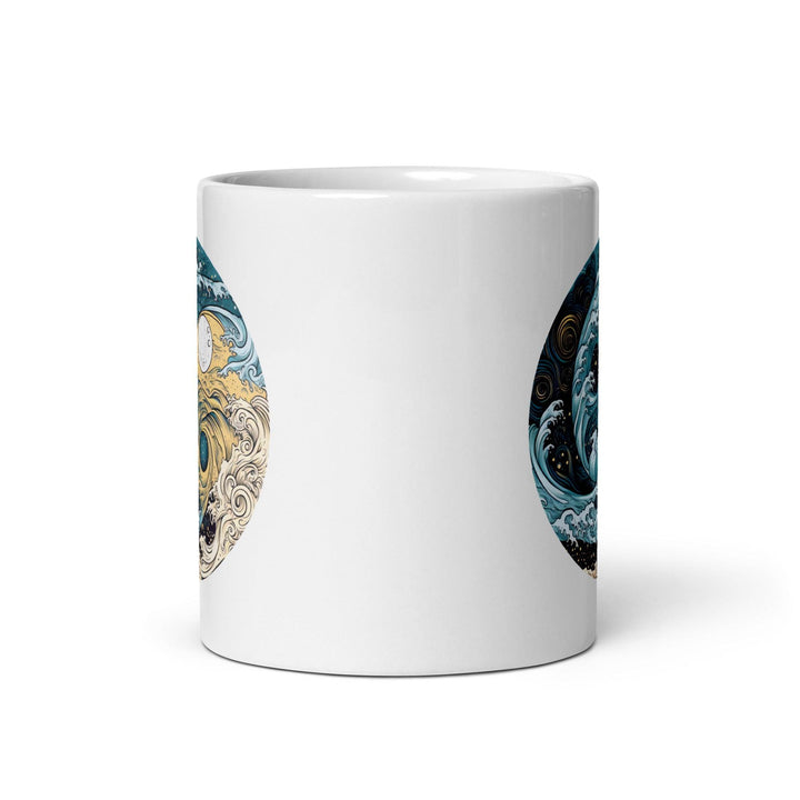 [Yin Yang] Perfect Storm White Glossy Mug Mugs The Hyper Culture