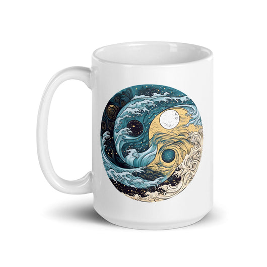 [Yin Yang] Perfect Storm White Glossy Mug Mugs The Hyper Culture