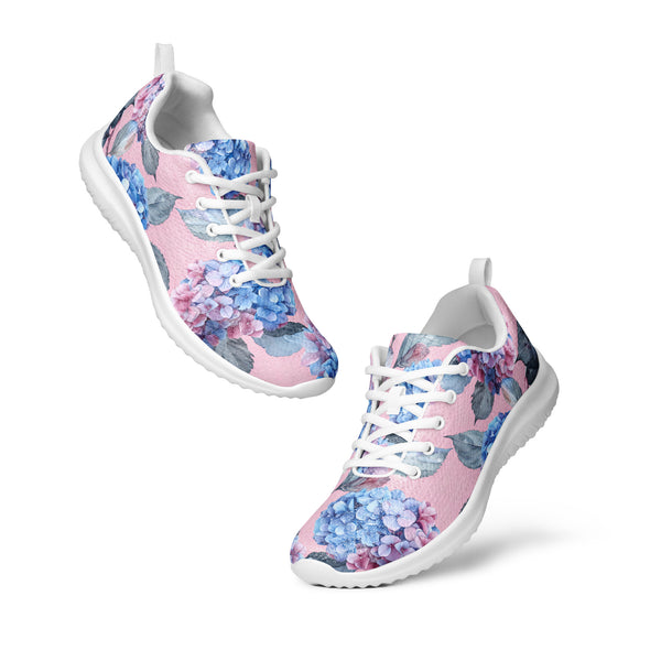 [Floral Bloom] Blushing Hydrangea Women’s Ultralight Flyknit Athletic Shoes