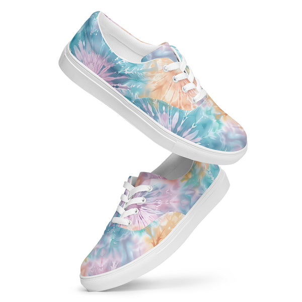[Gypsy Soul] Sorbet Splash Women’s Lace-up Canvas Shoes