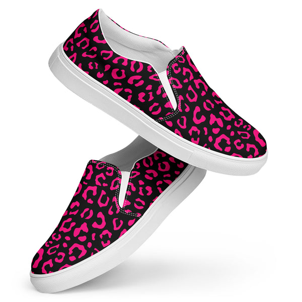[Wild Side] Pink Panther Women’s slip-on Canvas Shoes