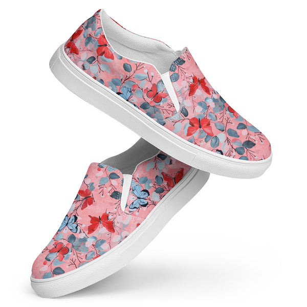[Wild Side] Flutter Kiss Women’s Slip-on Canvas Shoes